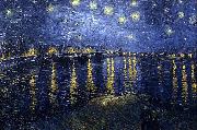 Vincent Van Gogh Starry Night Over the Rhone USA oil painting artist